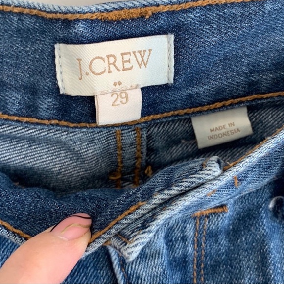 J. Crew Medium Wash Cuffed Jean Shorts - 29 - Picture 2 of 3